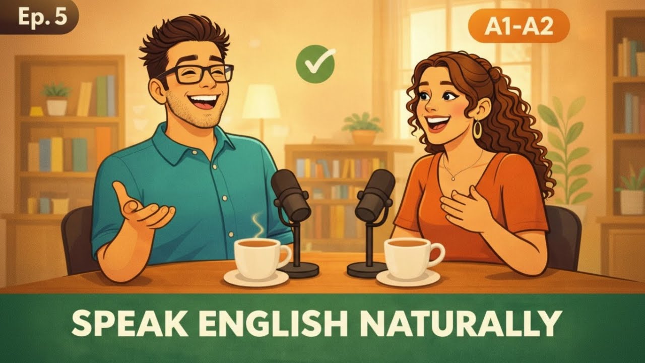 How to Speak English Naturally | Real Conversation for Beginners | A1-A2