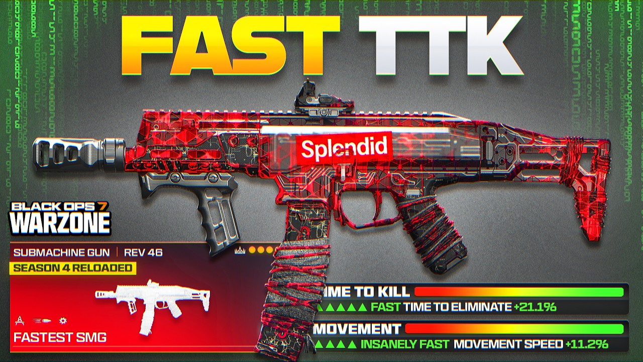 new #1 FASTEST KILLING SMG in Warzone BO7! (Best Season 5 Meta Loadout)