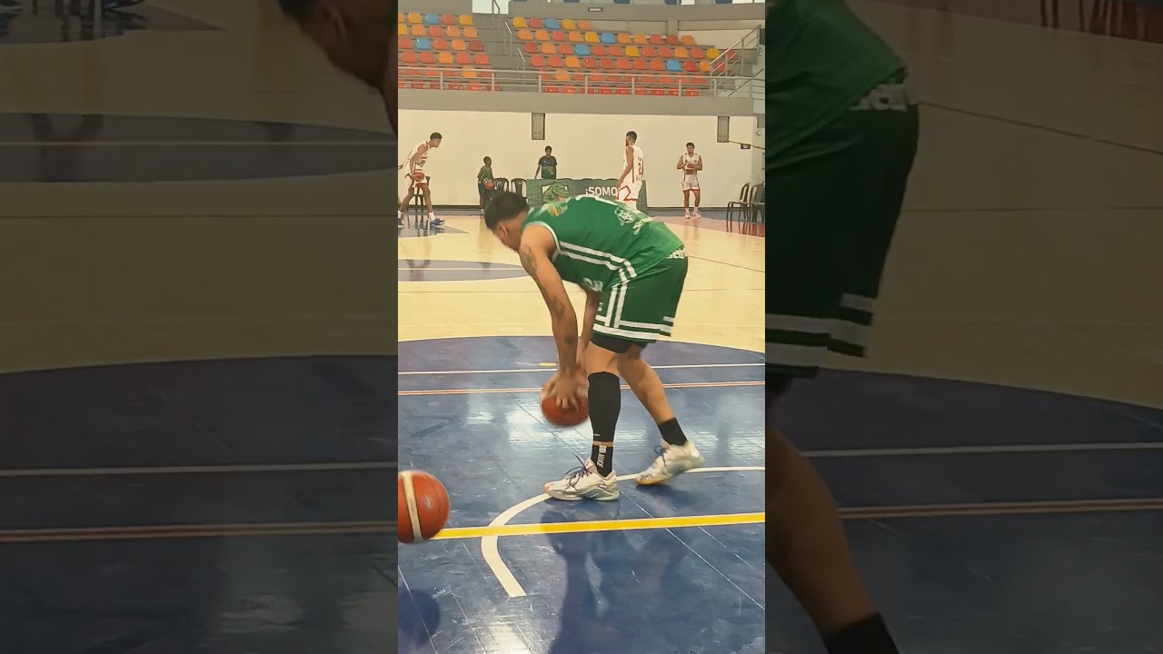 Repasando tiros en el juego Caimanes del Llano y Motilones de C&uacute;cuta en Villavicencio #baloncesto