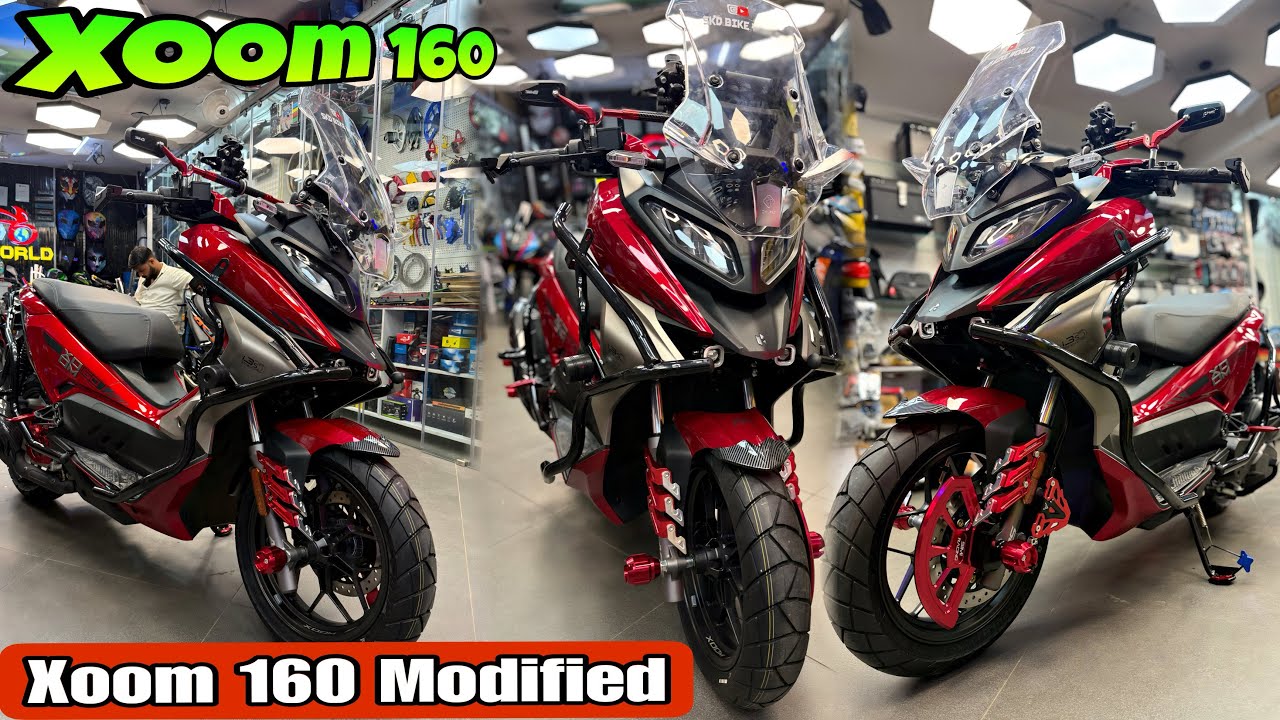 Hero Xoom Ki Bahtrine Modifications | Xoom 160 Modified 
