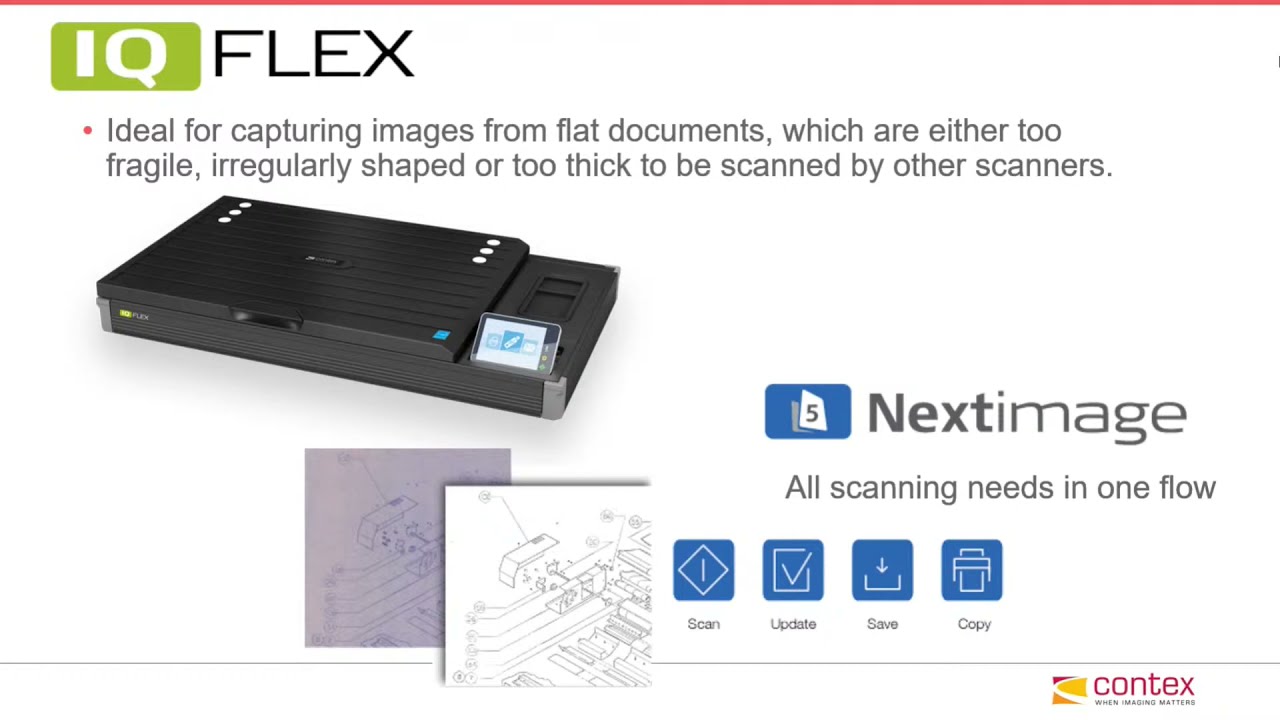 Fragile Document Scanning Machine, Large Book Scanner, A2 Scanner Flatbed Wifi, Contex IQ Flex
