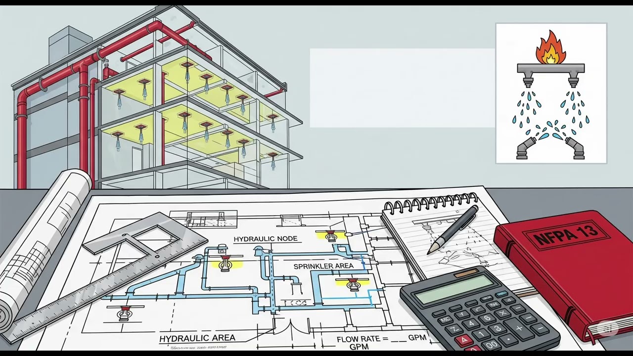 Why Hydraulic Calculations Matter in Fire Systems 🔥📐💦 | NFPA 13, Flow Rates & Design Risks