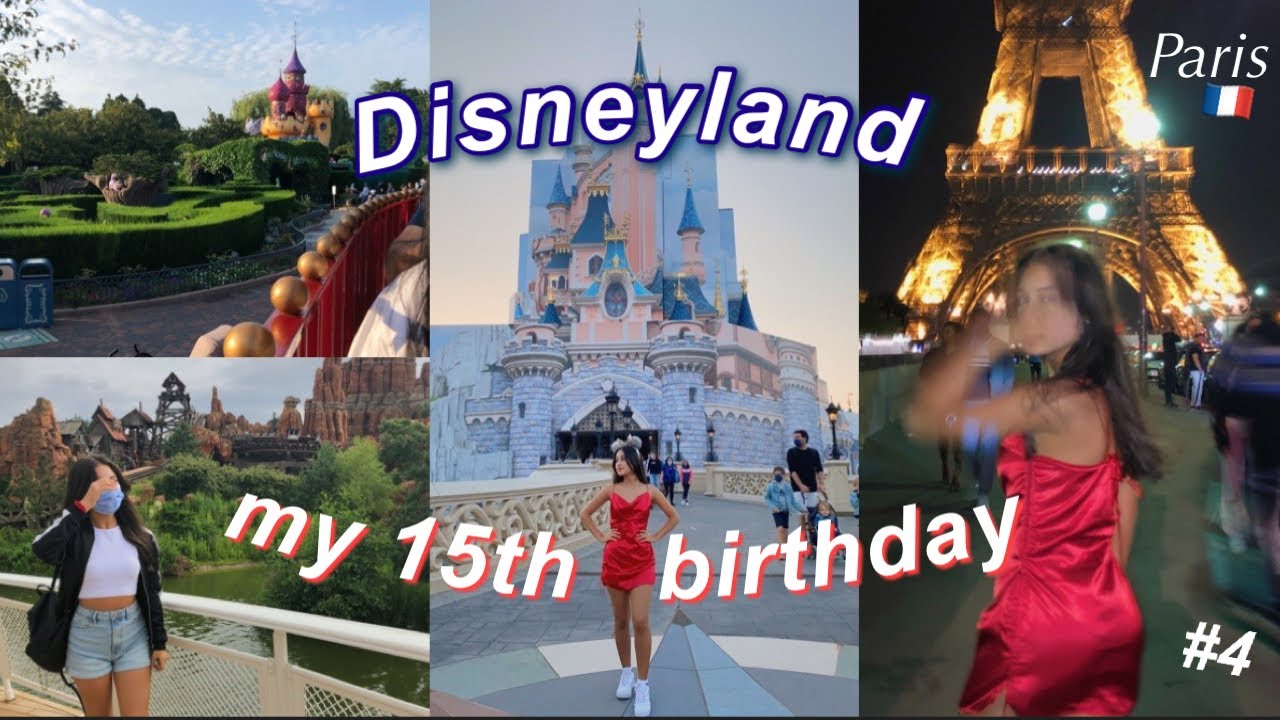 MEU ANIVERSÁRIO DE 15 NA DISNEYLAND PARIS🇫🇷🥳