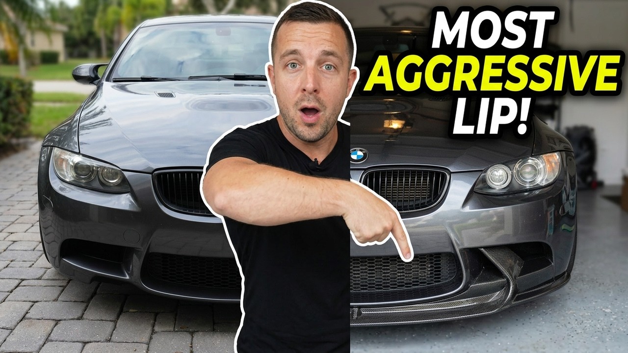 I Installed the MOST AGGRESIVE Front Lip On My BMW E92 M3! (ADRO)