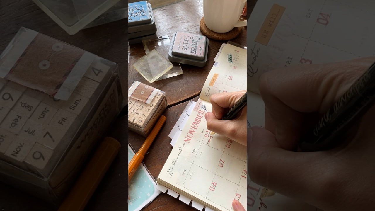 November 2023 Planner Setup | Artisan Paperie Blangko Planner 