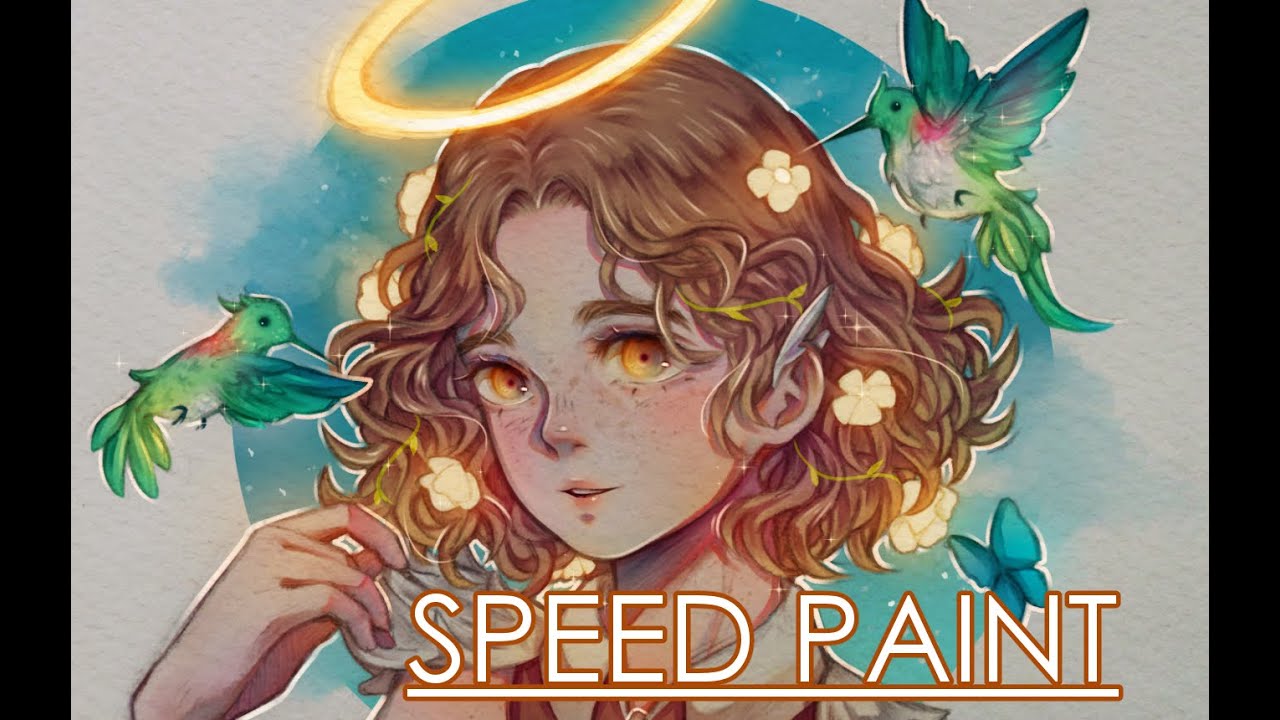 [ SPEEDPAINT ] Sirius DTIYS [OC] (Traditional + Digital) CSP