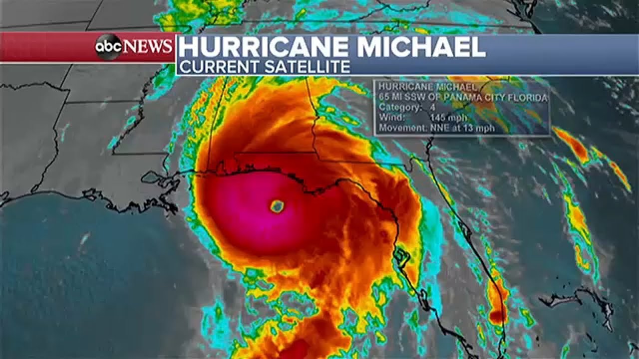 Monster Hurricane Michael nears Florida landfall as Category 4 storm