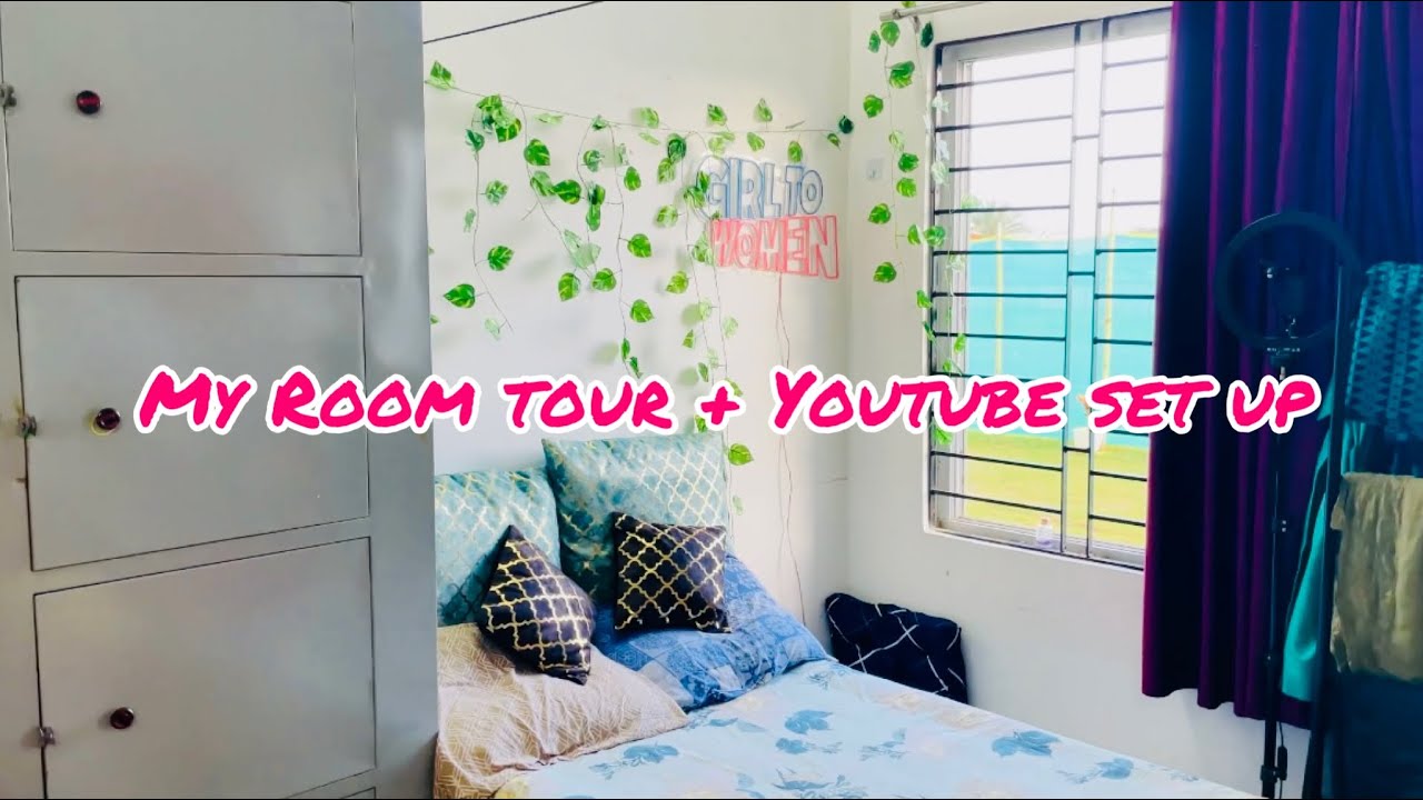 My Hostel Room tour || আজমল কলেজ হোষ্টেল || My youtube setup🫶🏻📸🎥।।Most requested video