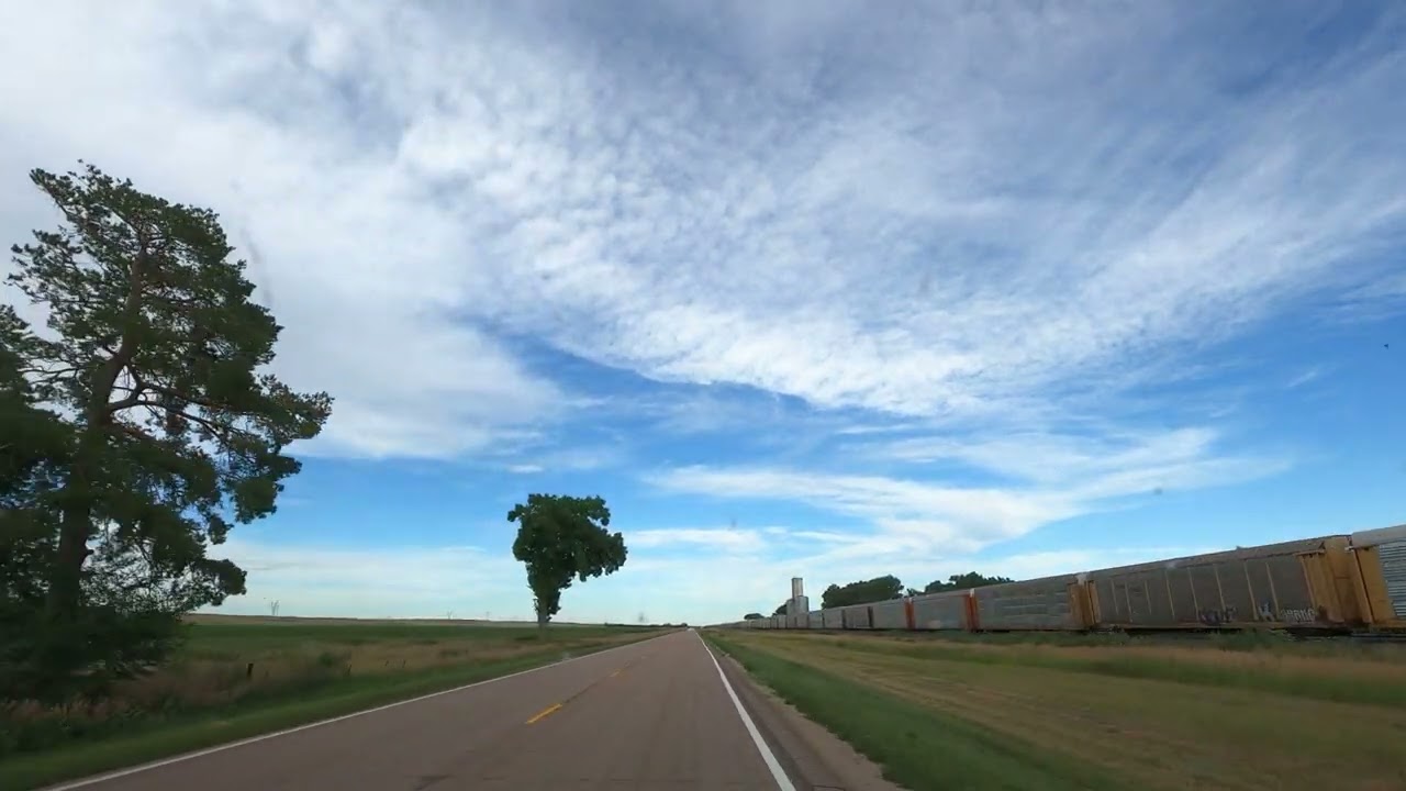 Sidney to Chappell, Nebraska | Smells Like Money - Cows! | Windows Up/Fan Off