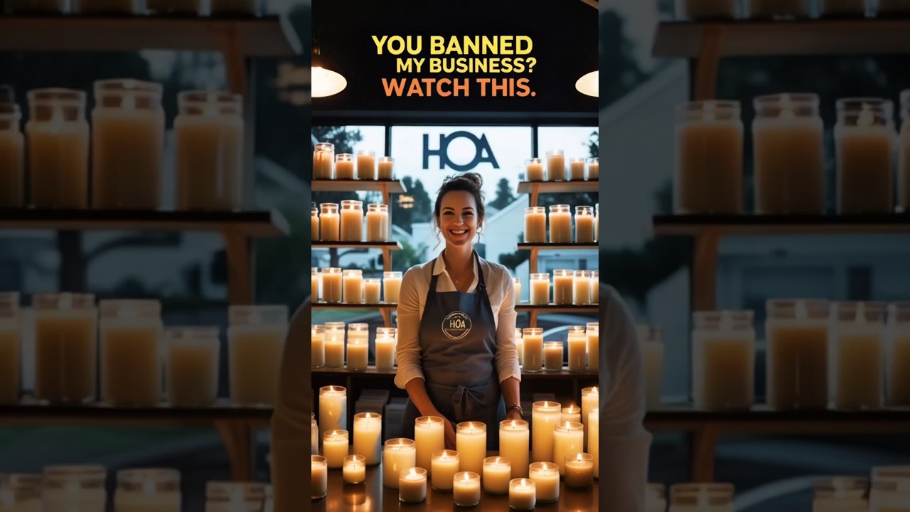 HOA Banned My Business From Home &mdash; I Turned Their Office Into My Storefront🕯️🔥