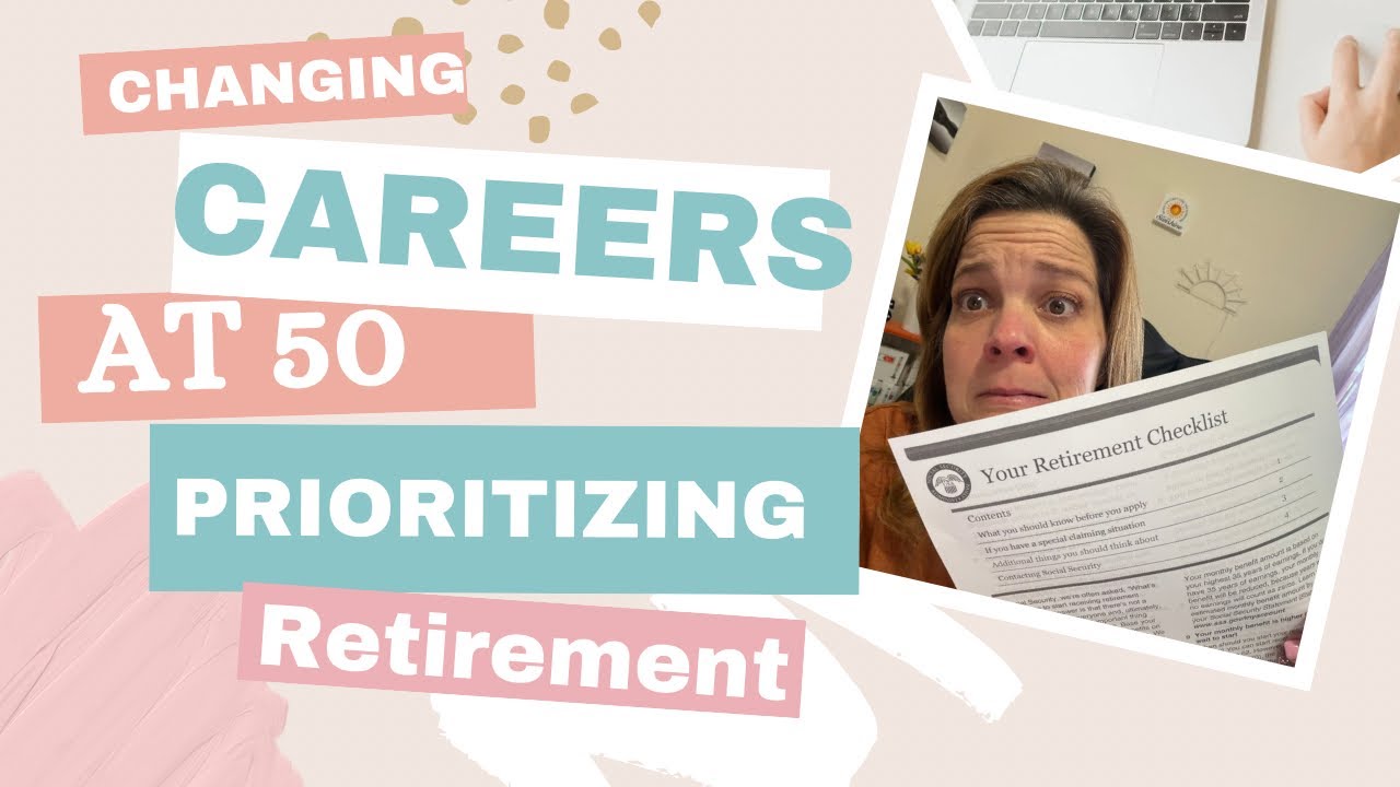 Changing career paths at 50 to focus on retirement (it is NEVER too early to think about retirement)
