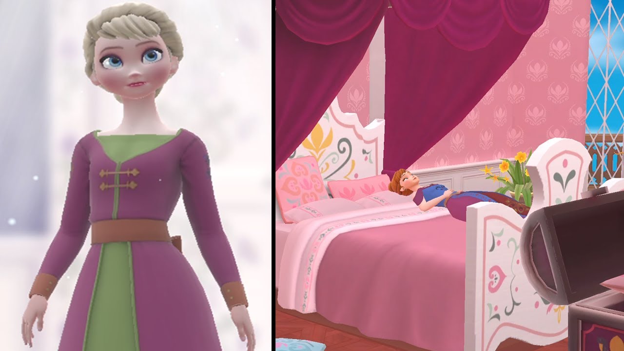 DISNEY FROZEN ROYAL CASTLE Gameplay Walkthrough Part 2 - Bedroom Area