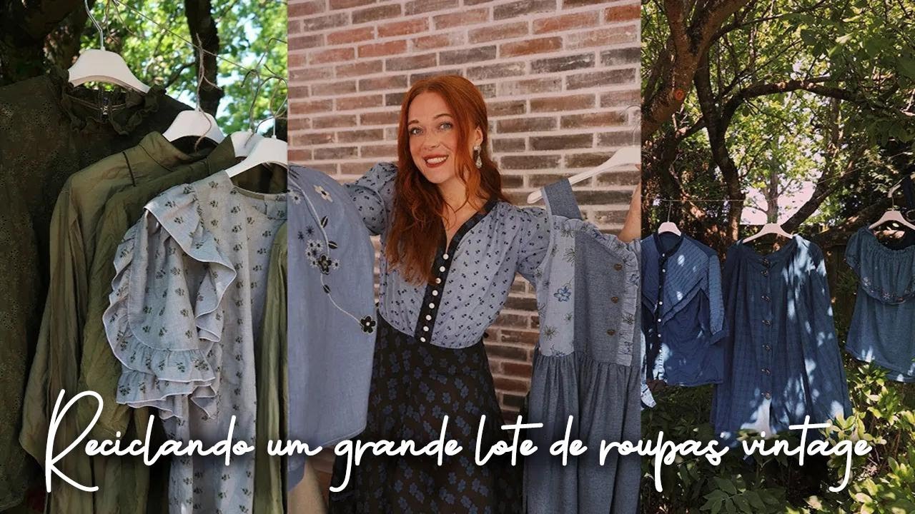 Transformei um monte de peças vintage manchadas em verdadeiros achados