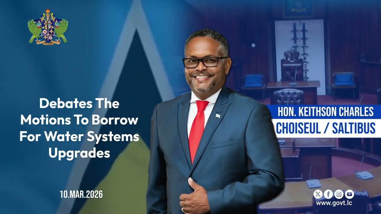 Hon . Keithson Charles Debates The Motions To Borrow For Water Systems Upgrades