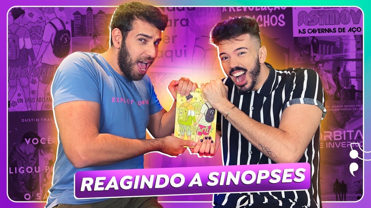 REAGINDO ÀS SINOPSES DOS LIVROS RECEBIDOS COM MEU EDITOR #2 | @Rodolfo Rodrigues