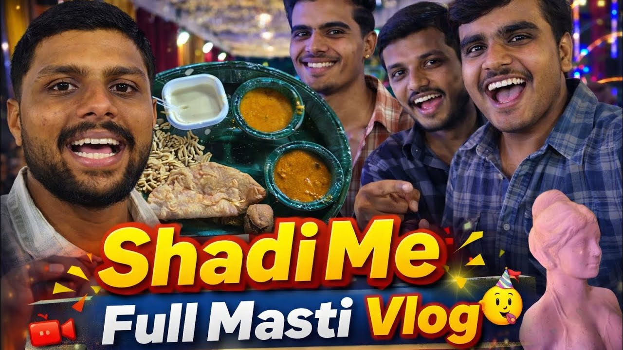 #vlog hai bhai /Shadi Me Full Masti 🤩 | Friends Ke Saath Shaadi Vlog