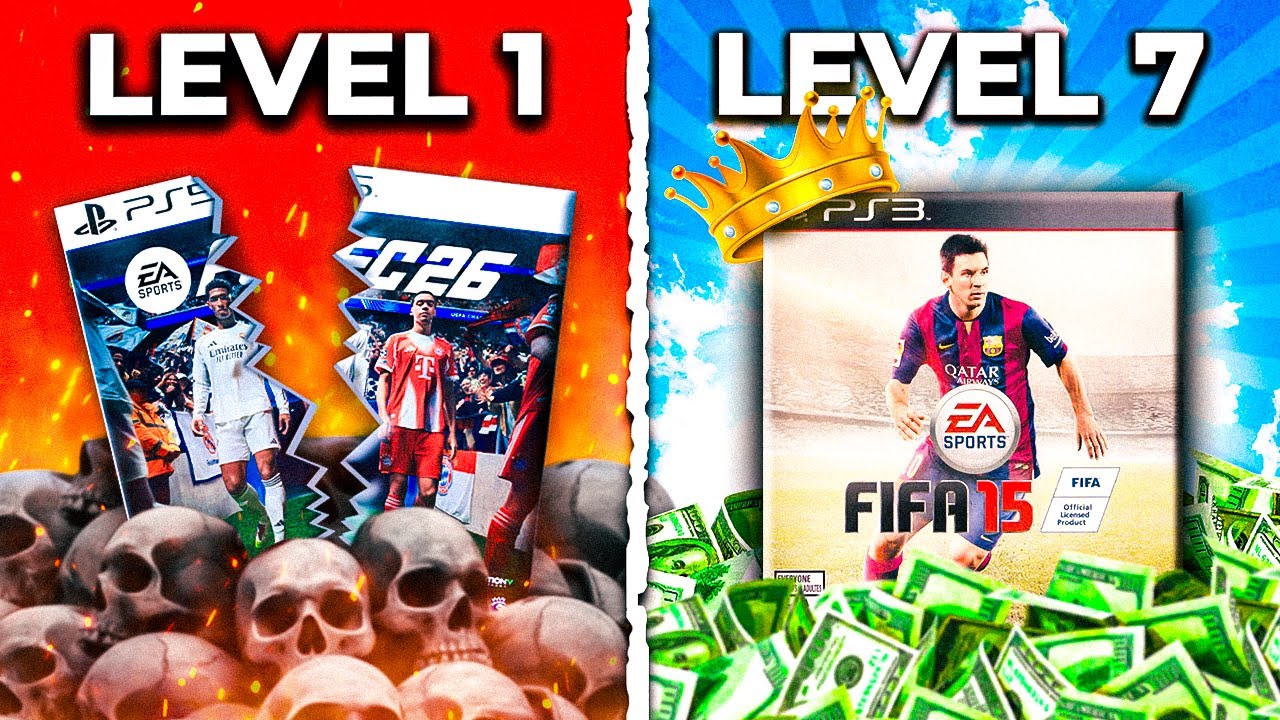 7 уровней каждой игры FIFA