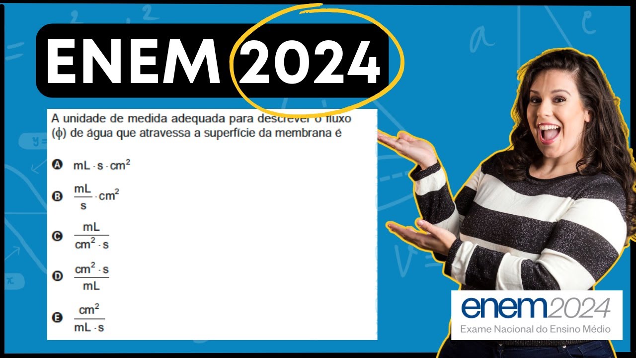 ENEM 2024 | Uma tubulação despeja sempre o mesmo volume