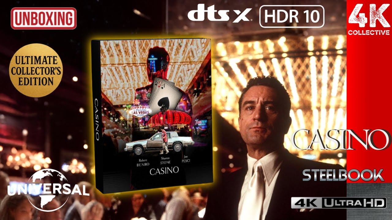 Casino 4K UltraHD Blu-Ray Ultimate Collectors Steelbook Limited Edition Unboxing 