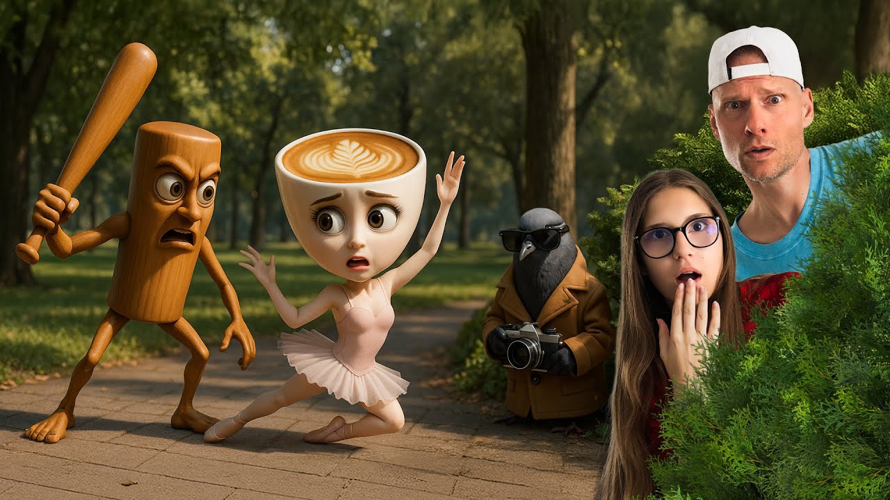 ¡Tung Tung Sahur ataca a la Ballerina Capuchina! | Arina Dance Stories