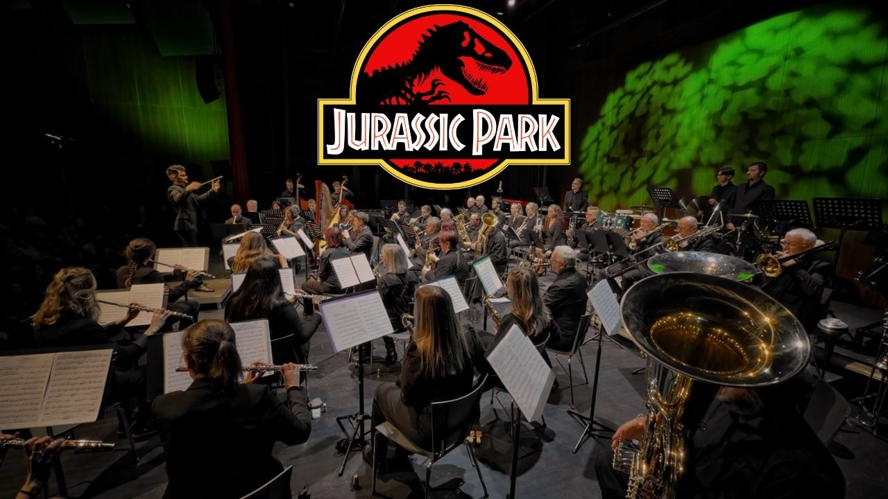 Theme from Jurassic Park - J. Williams - Orchestre d'Harmonie 1990 - Sélestat