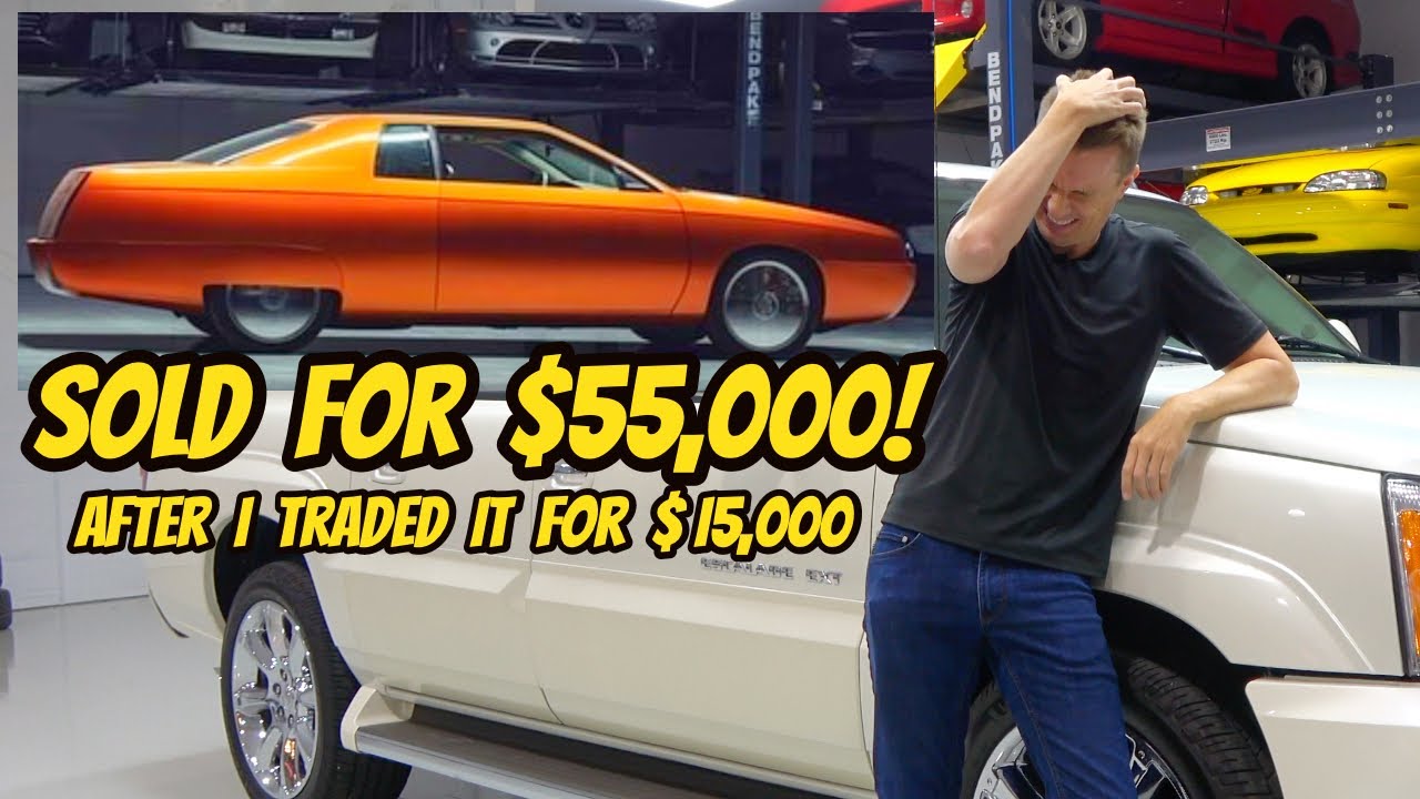 I traded-in my Cadillac EldoRodo, and the dealer flipped it for $40,000 more. I feel so stupid!