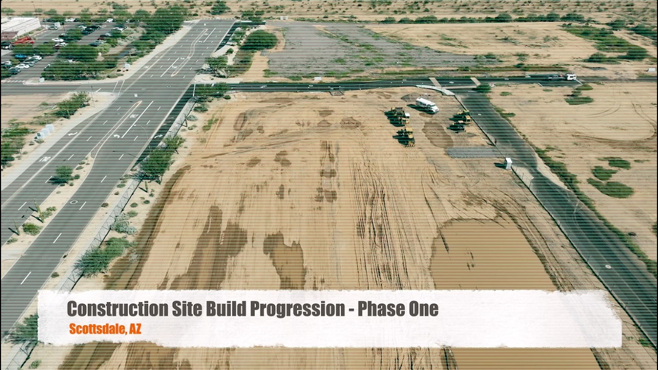 Construction Site Build Progression - Aerial Mapping, Photography & Videography