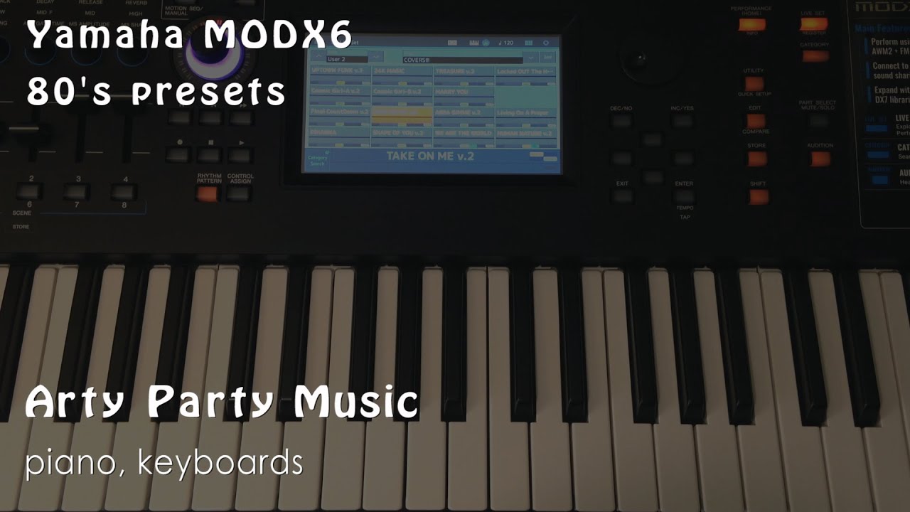 Yamaha Montage MODX library/ BEST HITS Live Set (80's SOUNDS)