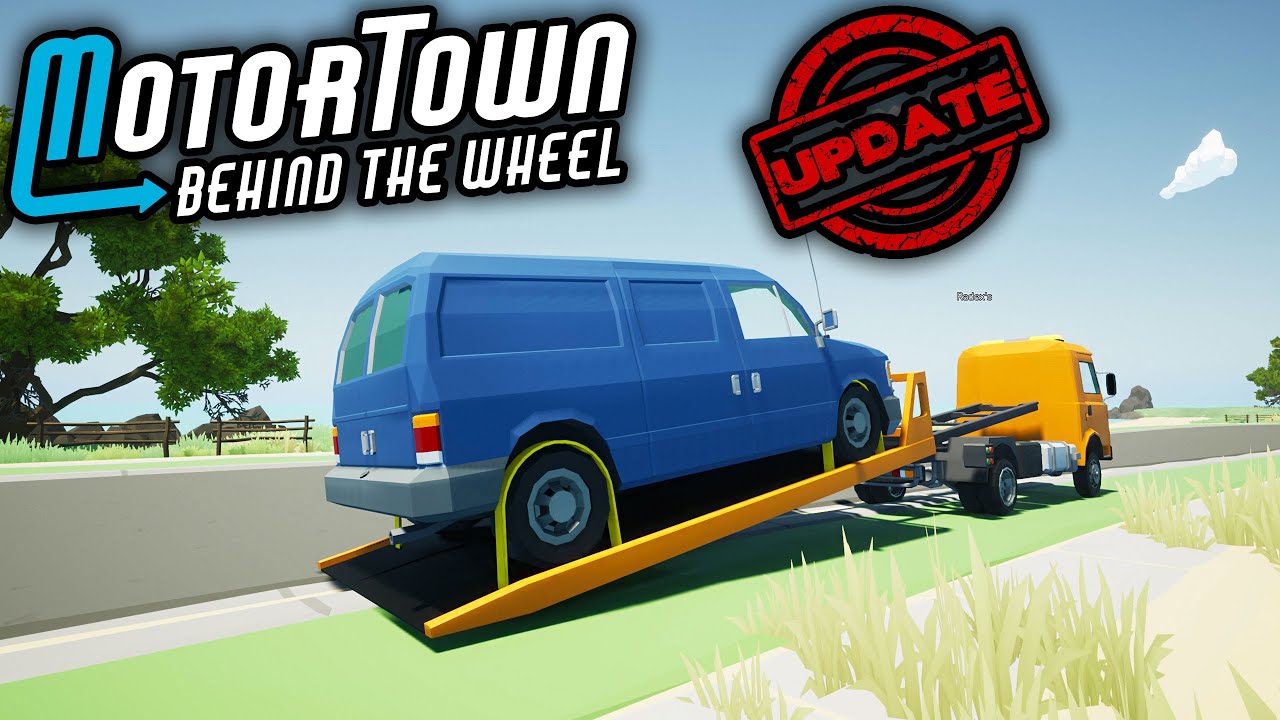 NEW JOB - DELIVERING NEW VEHICLES TO THE CAR DEALER - Motor Town #13 | Radex
