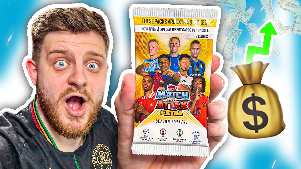 Can I MAKE MONEY by OPENING MATCH ATTAX Packs?!