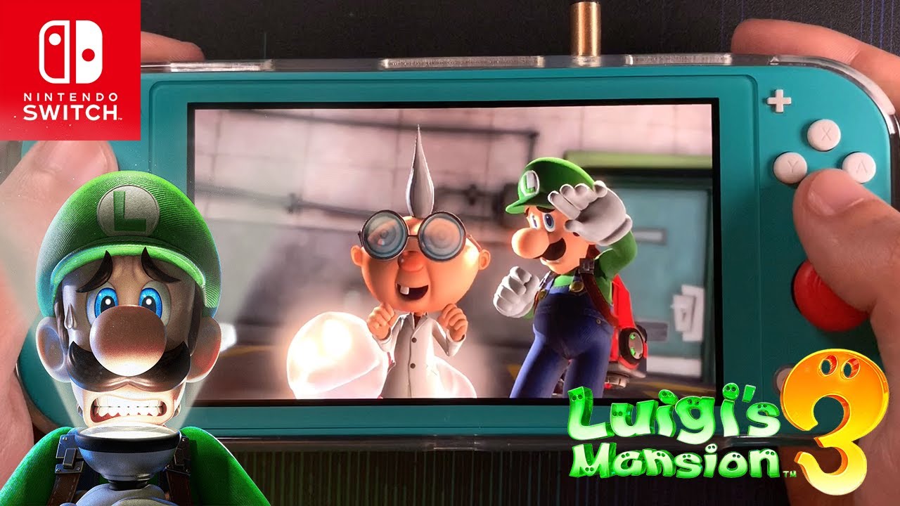Luigi's Mansion 3 on the Nintendo Switch Lite - part 1