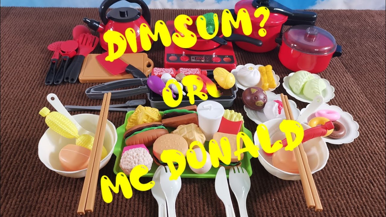 ASMR| Unboxing & Discover  Dimsum and Chinese Tableware Playset, 12 Minutes Satisfying