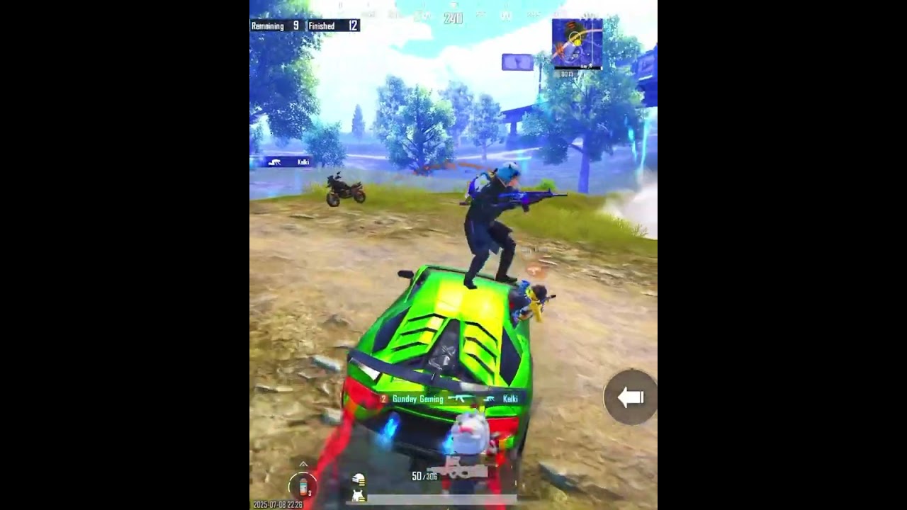 I narrowly escaped in last zone