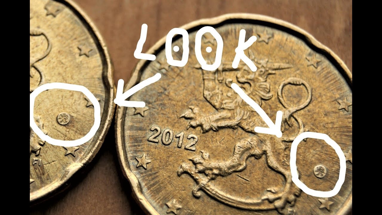 Different year 20 Euro cent 2011 2012 Finland