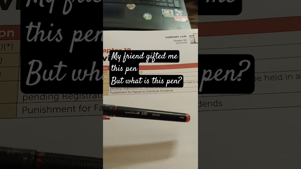 This pen is soo unique😲|Uniball Air Micro