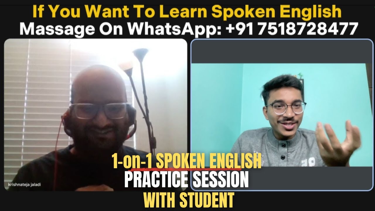 Improve Spoken English Fluency | Real 1-on-1 Conversation on AI & Technology