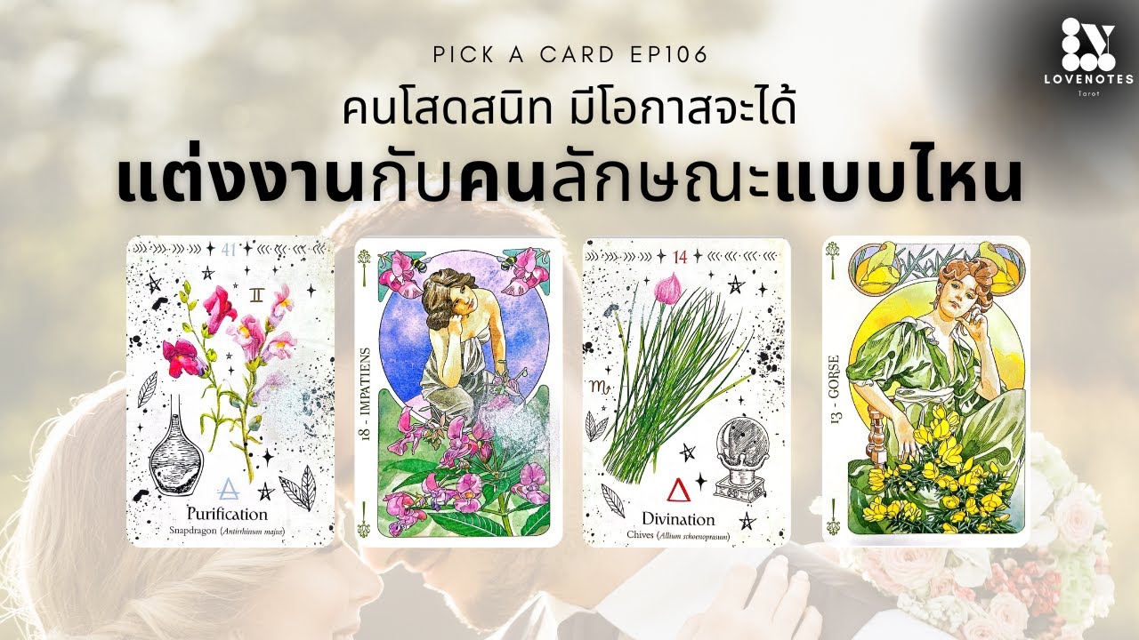 ชัดๆ คนโสดสนิท มีโอกาสจะได้แต่งงานกับคนลักษณะแบบไหน จะเจอกันได้ยังไง (ละเอียดมาก)🌟