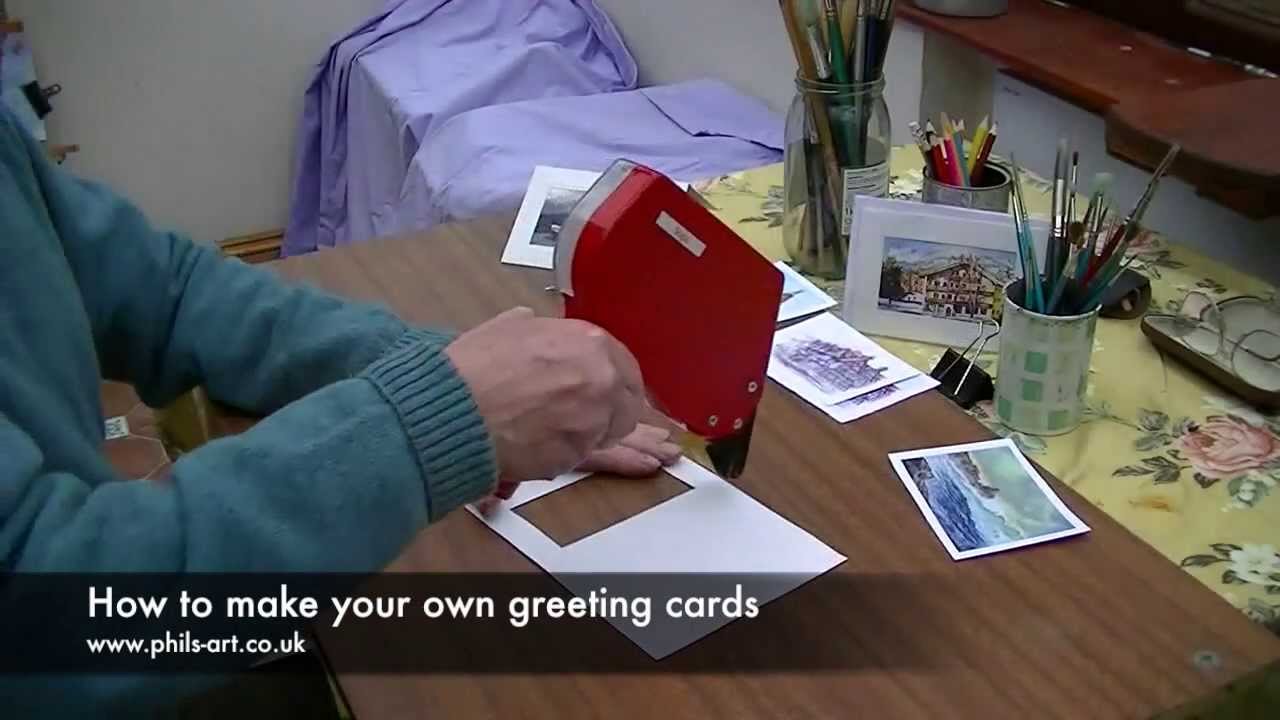 How to Make your own greeting cards