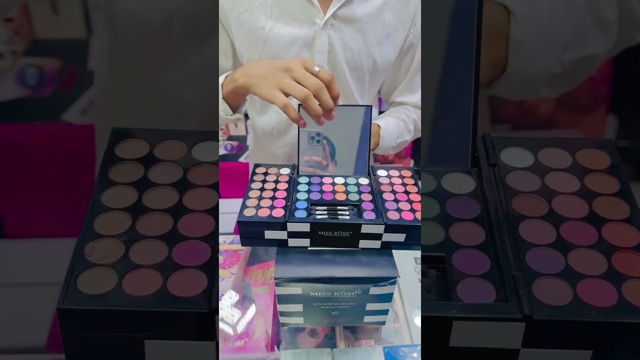 Miss Rose Professional Full Eyeshadow Makeup Kit | latest Makeup Box | Big Makeup Vanity 
