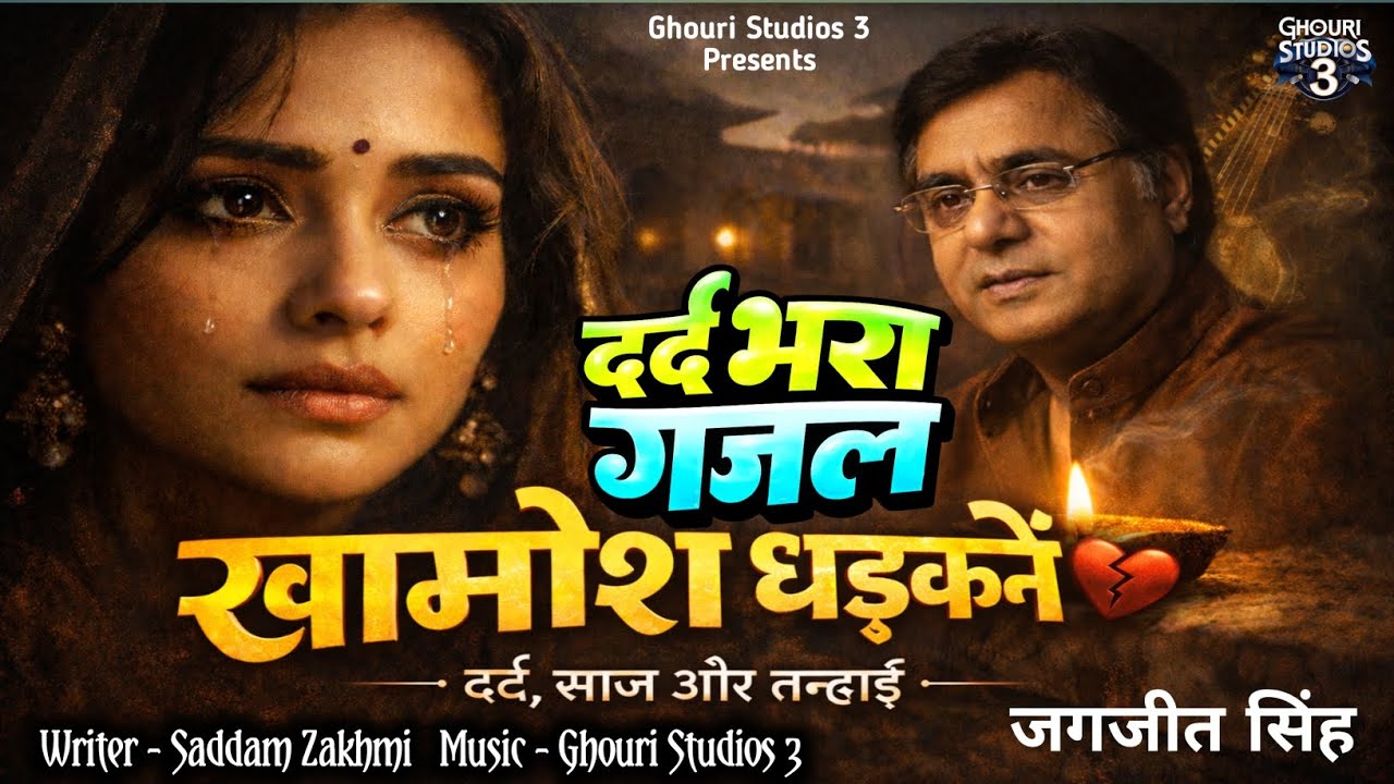 Jagjit Singh ghazals | Khamosh Dhadkanein | New Soulful Ghazal | Heart Touching Shayari #jagjitsingh