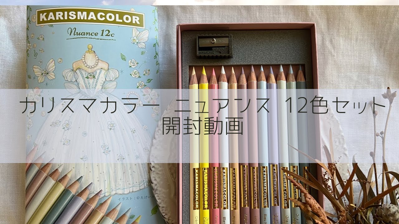 #16 [カリスマカラー ニュアンス 12色セット][開封動画][色見本作成]