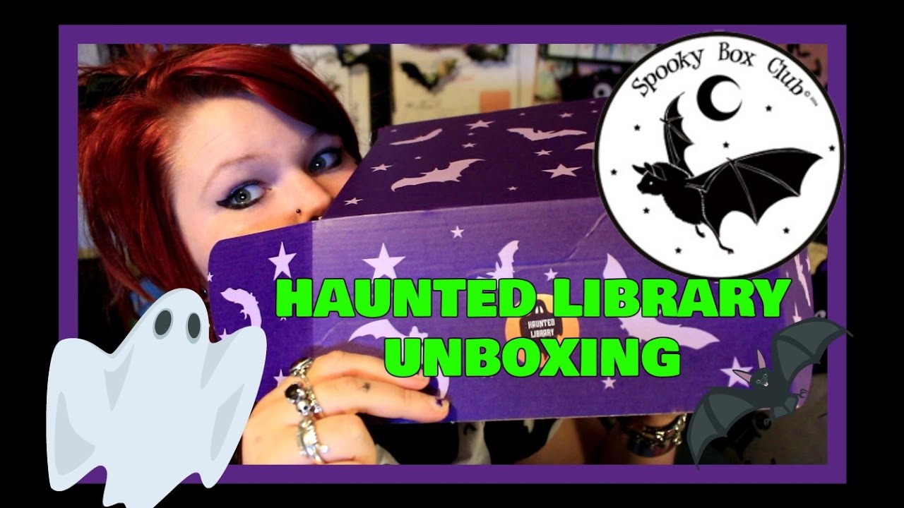 HAUNTED LIBRARY - Spooky Box Club October Unboxing
