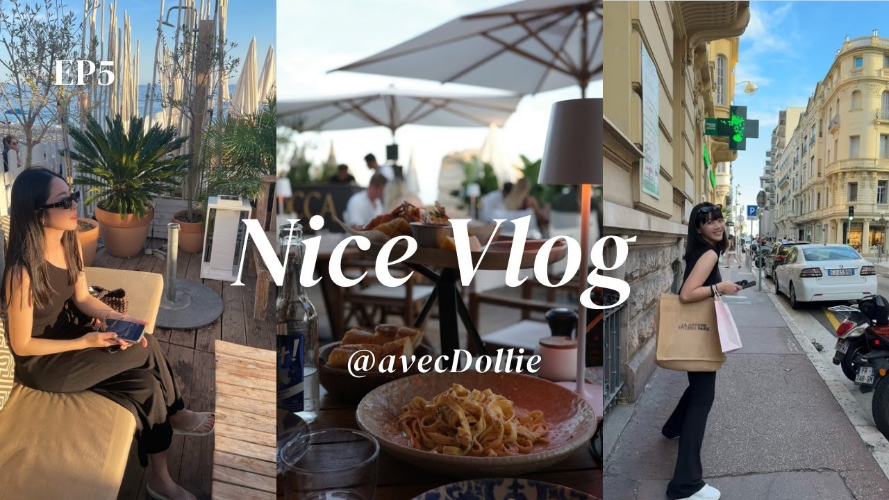 Paris → Nice Vlog: TGV to the Riviera, Seaside Walks & Bocca Mar Dinner