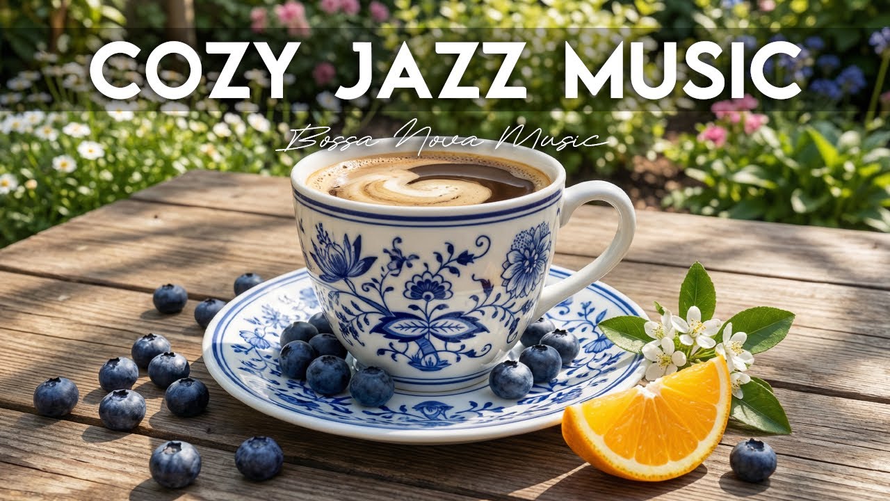 Cozy Coffee Shop Ambience 🌧 Soft Jazz Background Music with Rain Sounds for Relaxing, Work & Study