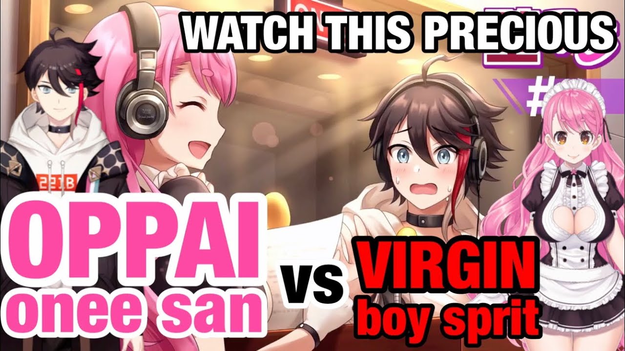 【Nijisanji】OPPAI & VIRGIN couple is literally the best【Saegusa Akina/Aizono Manami】VTuber sub