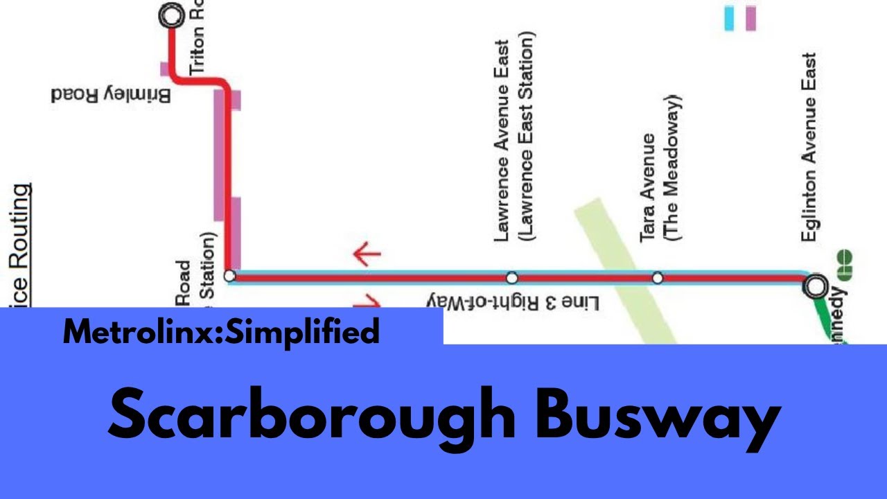 Scarborough Busway; Metrolinx:Simplified