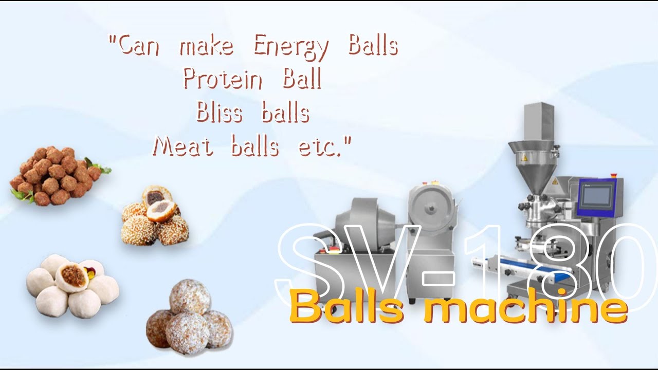 How to make Energy balls ,Meat balls,Protein balls, Bliss balls with our  SV-180 encrusting machine