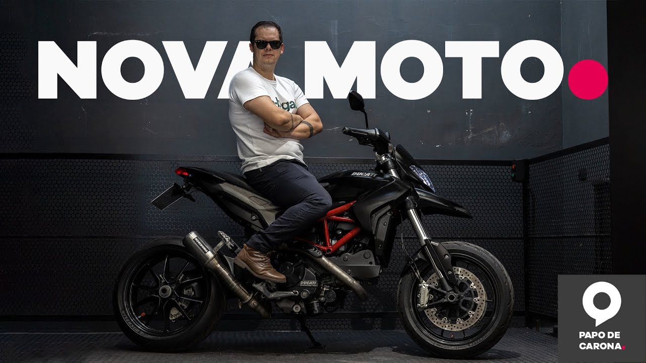 Nova moto do canal!!! Ducati Hypermotard 821