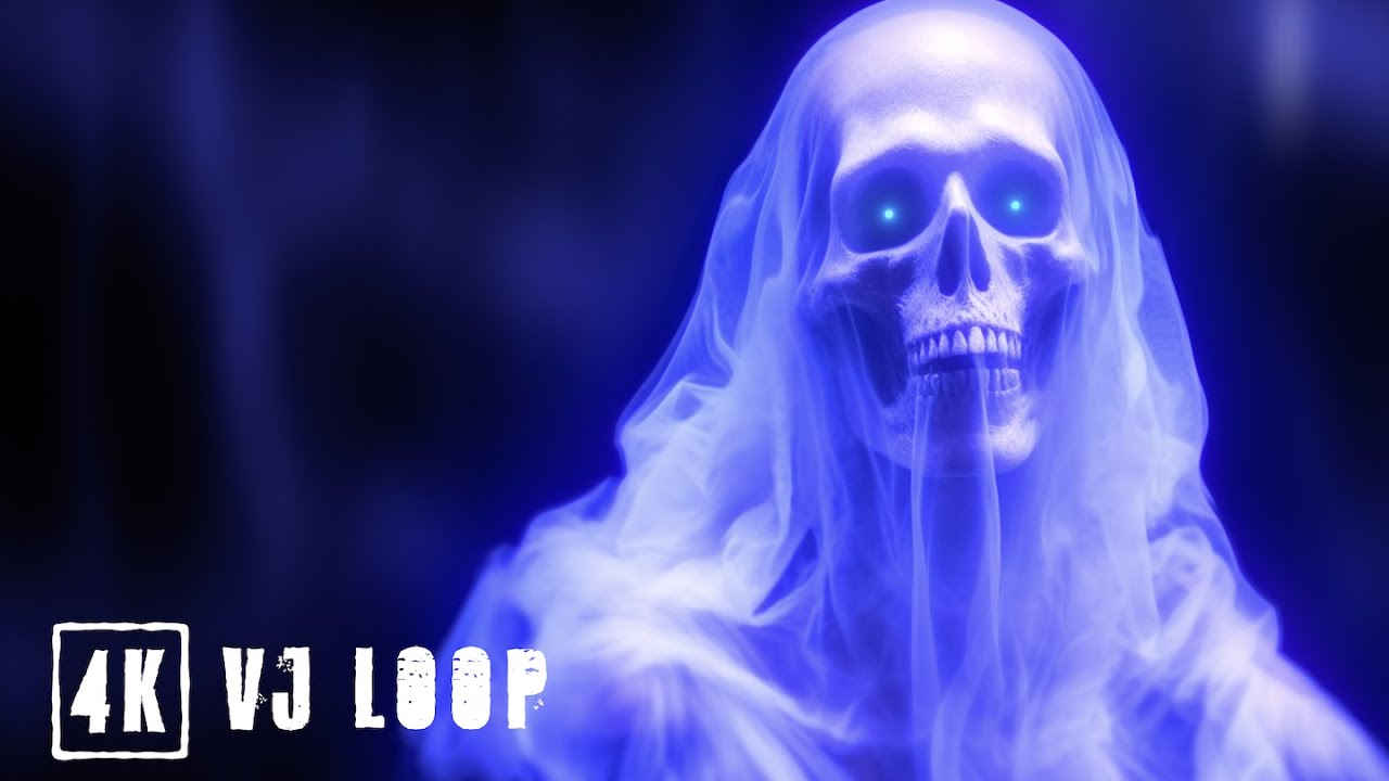 PARALYZED with FEAR – 4K HALLOWEEN & HORROR Window Projection & VJ Loop