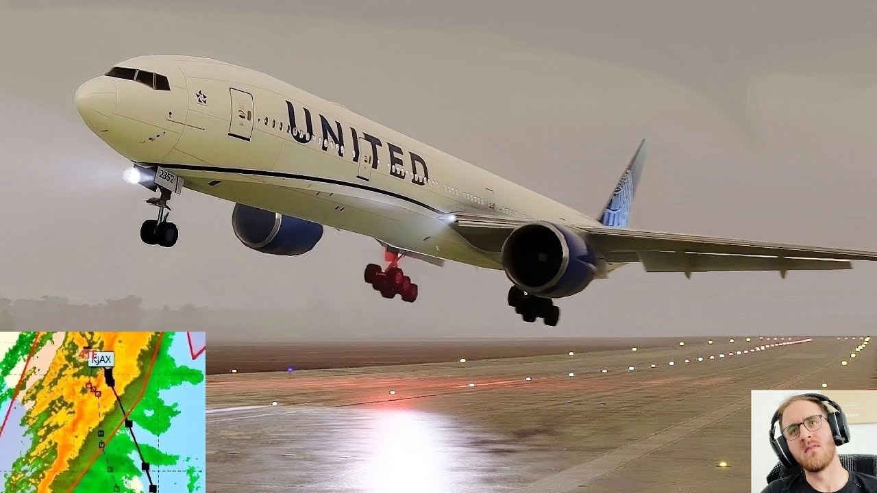 ПРЕДУПРЕЖДЕНИЕ О ТОРНАДО против пилотов в Microsoft Flight Simulator! (Погода в режиме реального ...